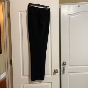 Flat front wide leg dress pants